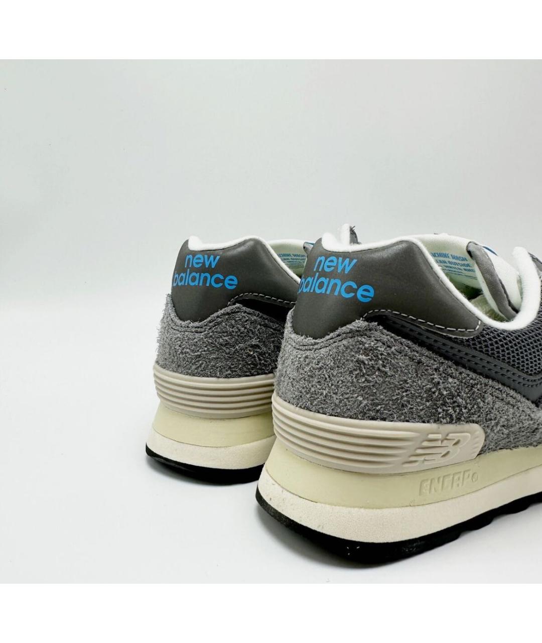 NEW BALANCE Антрацитовые замшевые кроссовки, фото 7