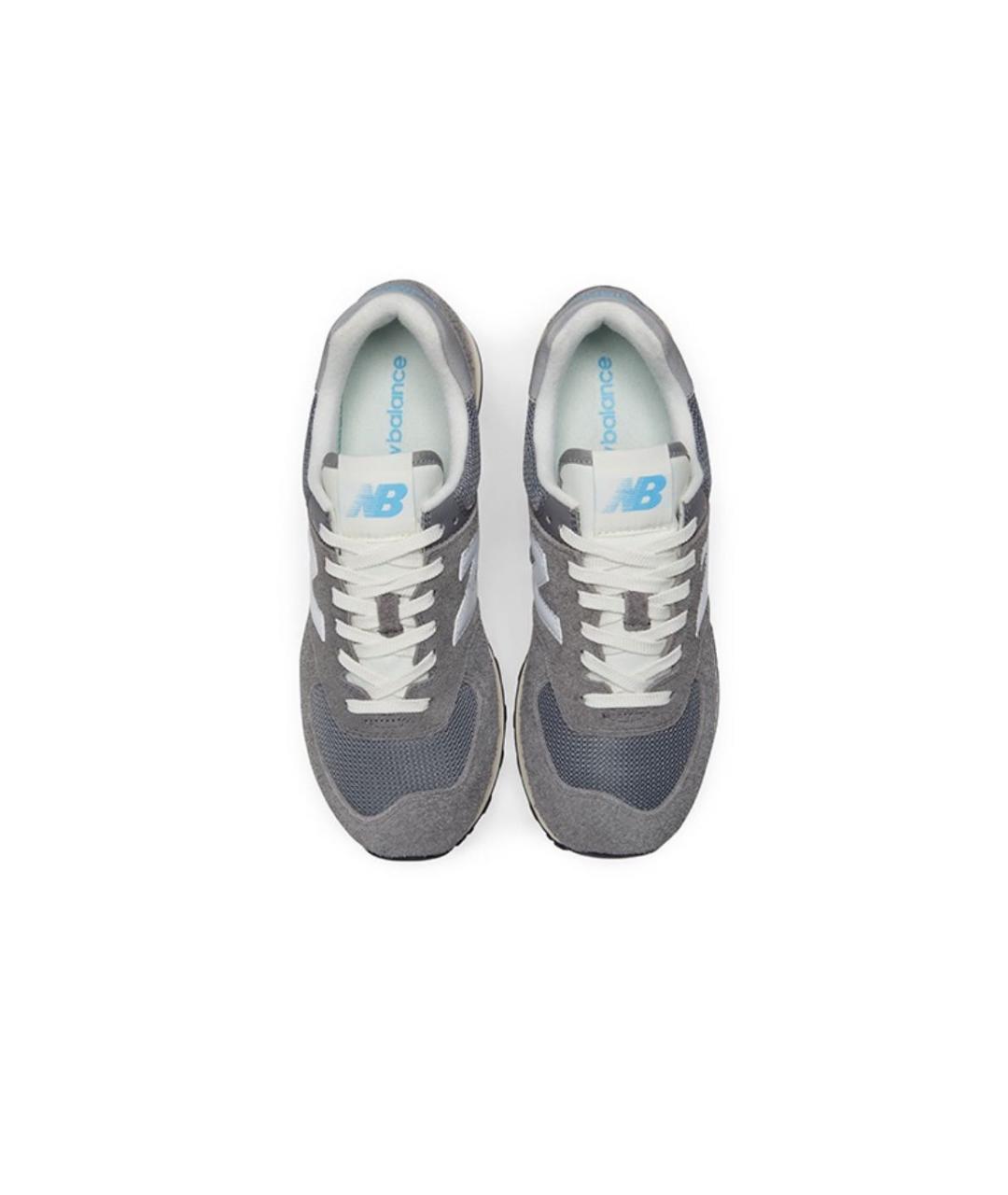 NEW BALANCE Антрацитовые замшевые кроссовки, фото 3