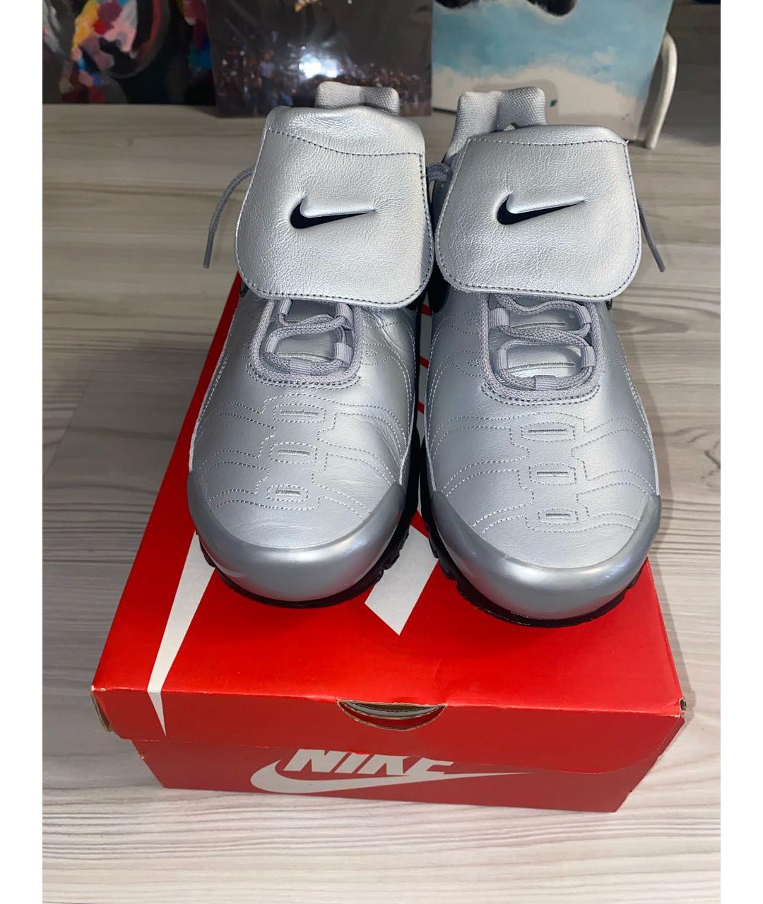 NIKE Серебряные низкие кроссовки / кеды, фото 2