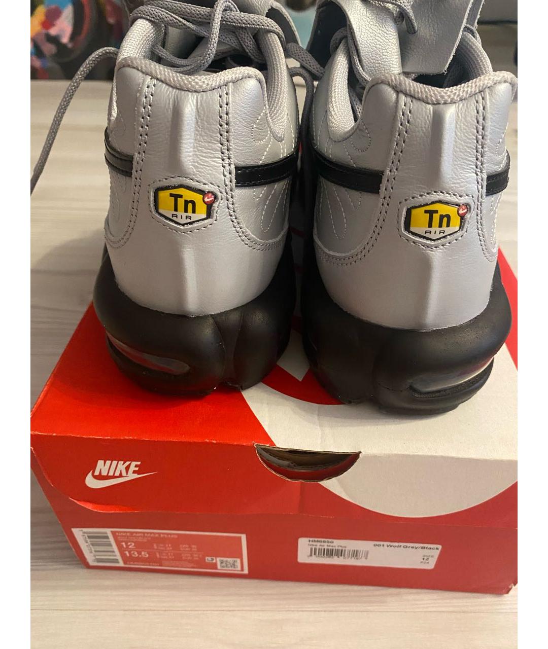 NIKE Серебряные низкие кроссовки / кеды, фото 4