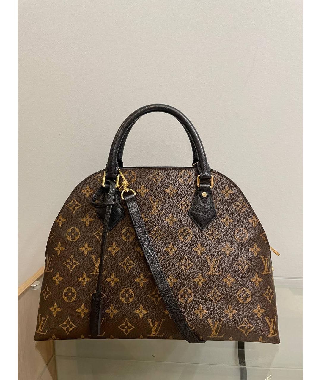 LOUIS VUITTON Коричневая сумка с короткими ручками, фото 10