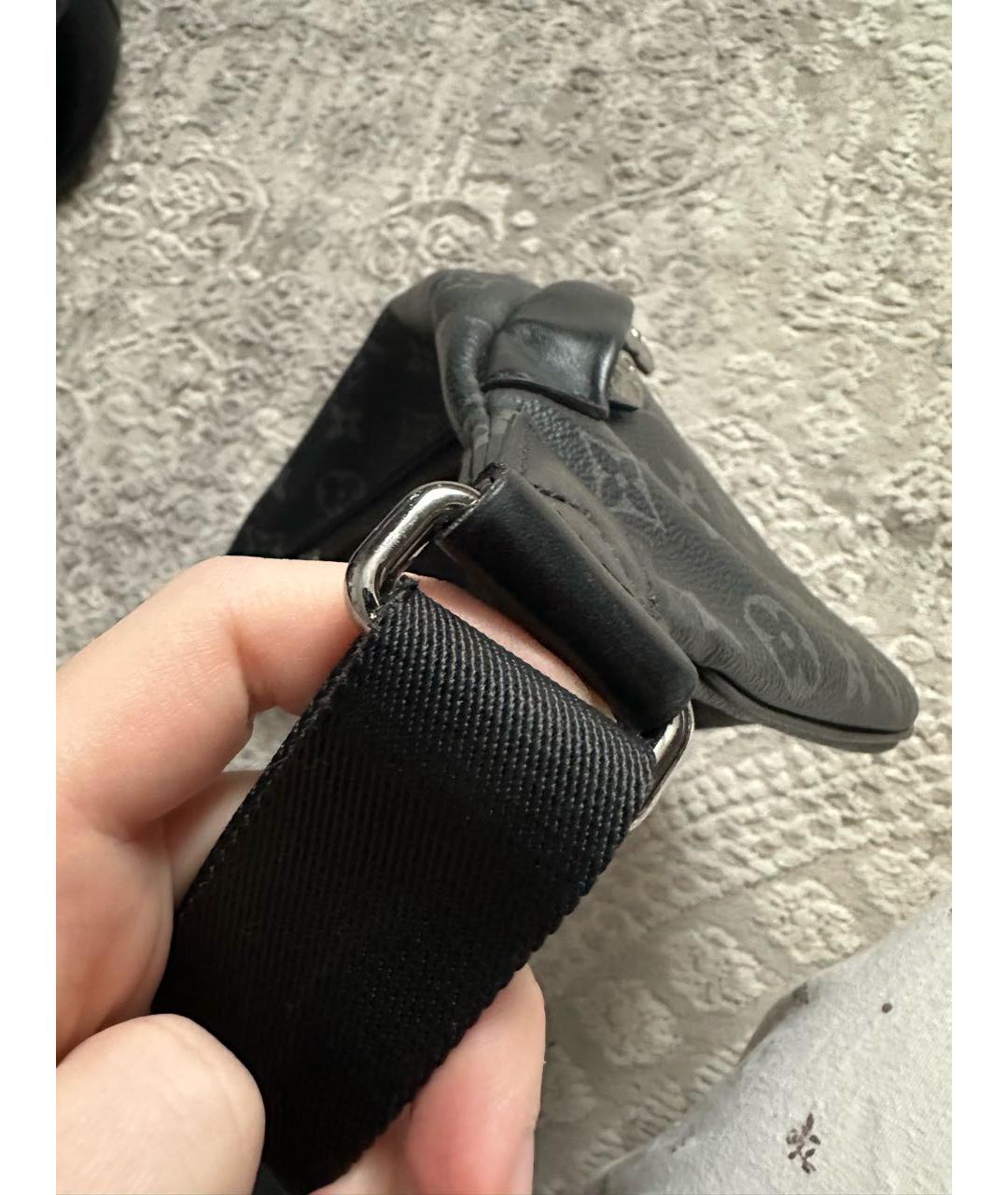 LOUIS VUITTON Черная поясная сумка, фото 6