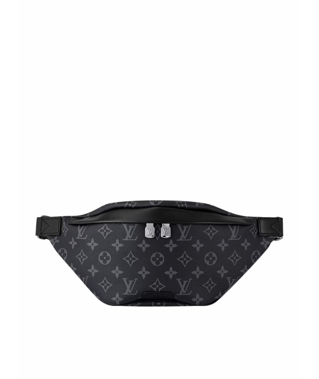 LOUIS VUITTON Черная поясная сумка, фото 1