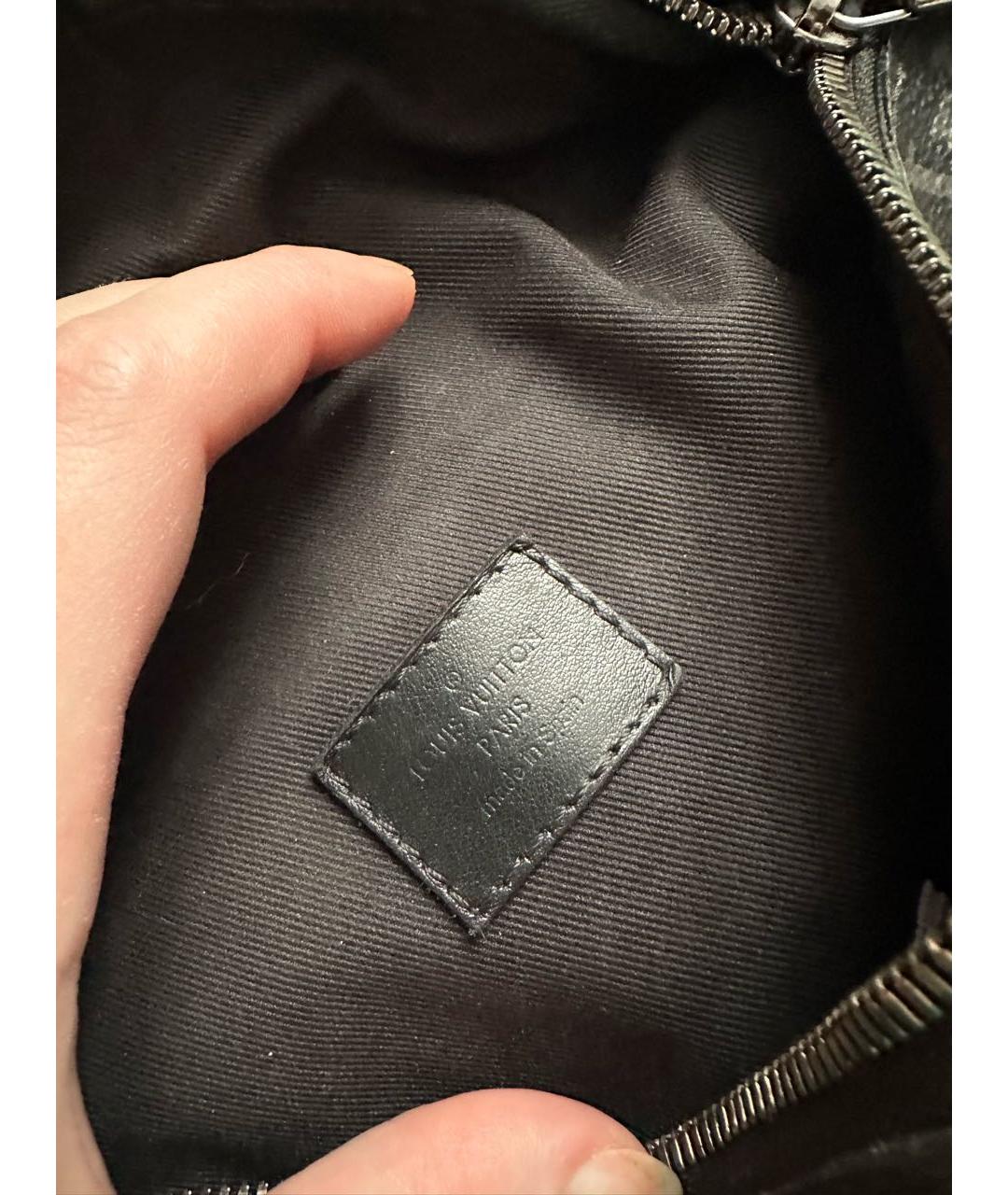LOUIS VUITTON Черная поясная сумка, фото 5