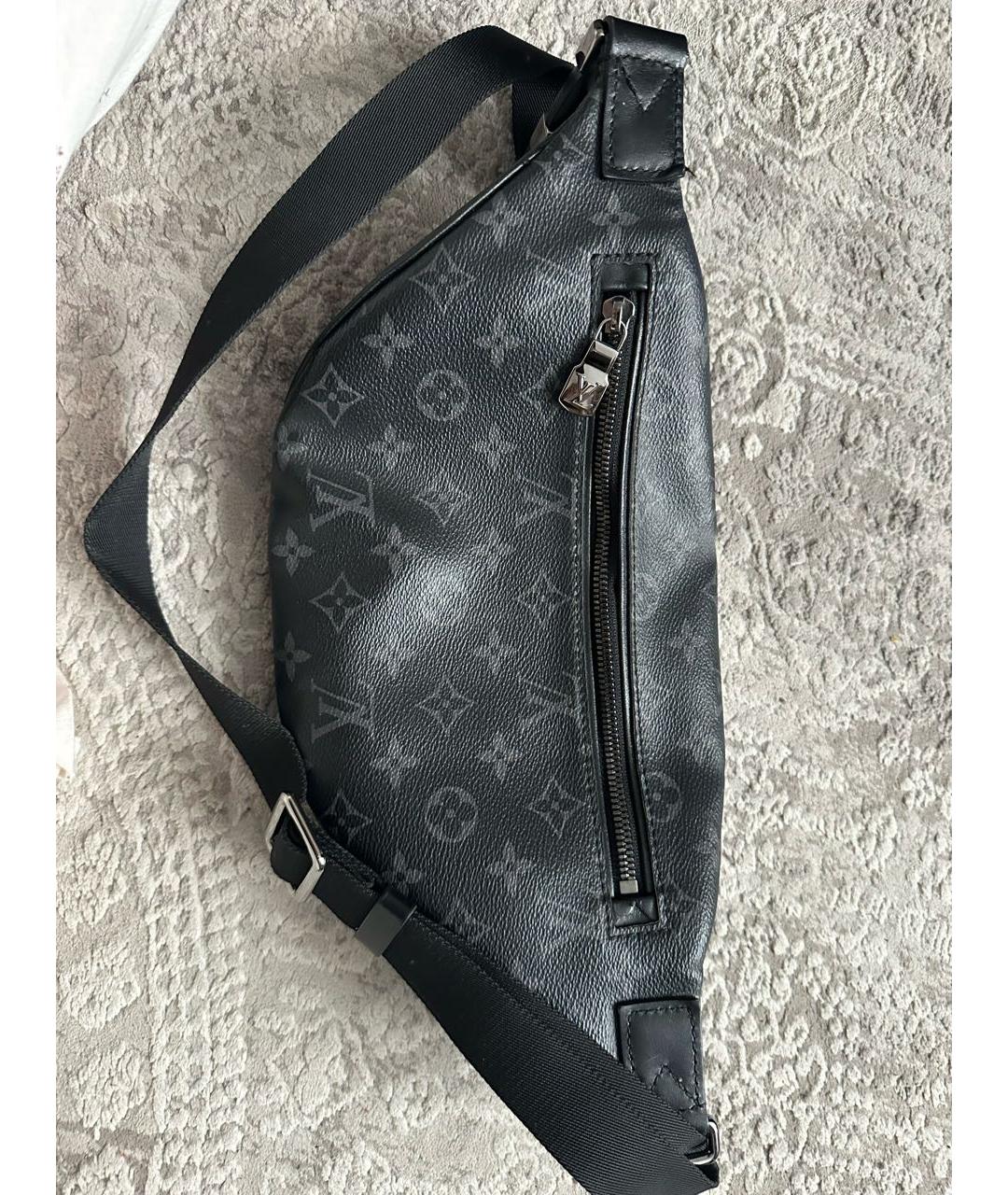 LOUIS VUITTON Черная поясная сумка, фото 3