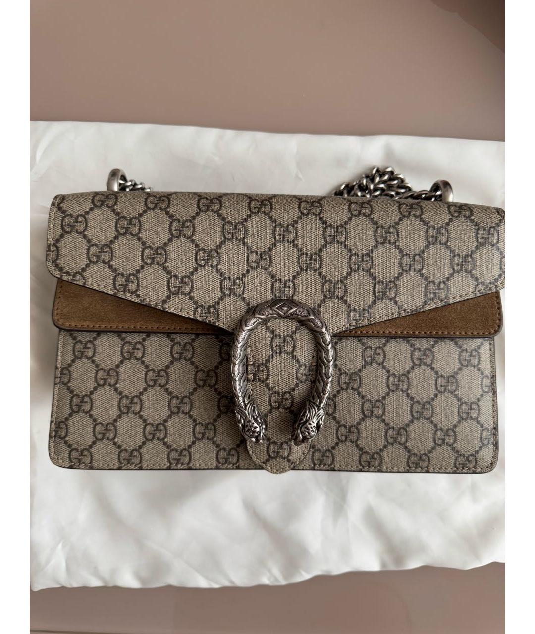 GUCCI Коричневая сумка через плечо, фото 2