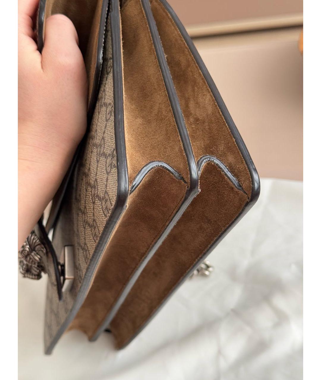 GUCCI Коричневая сумка через плечо, фото 7