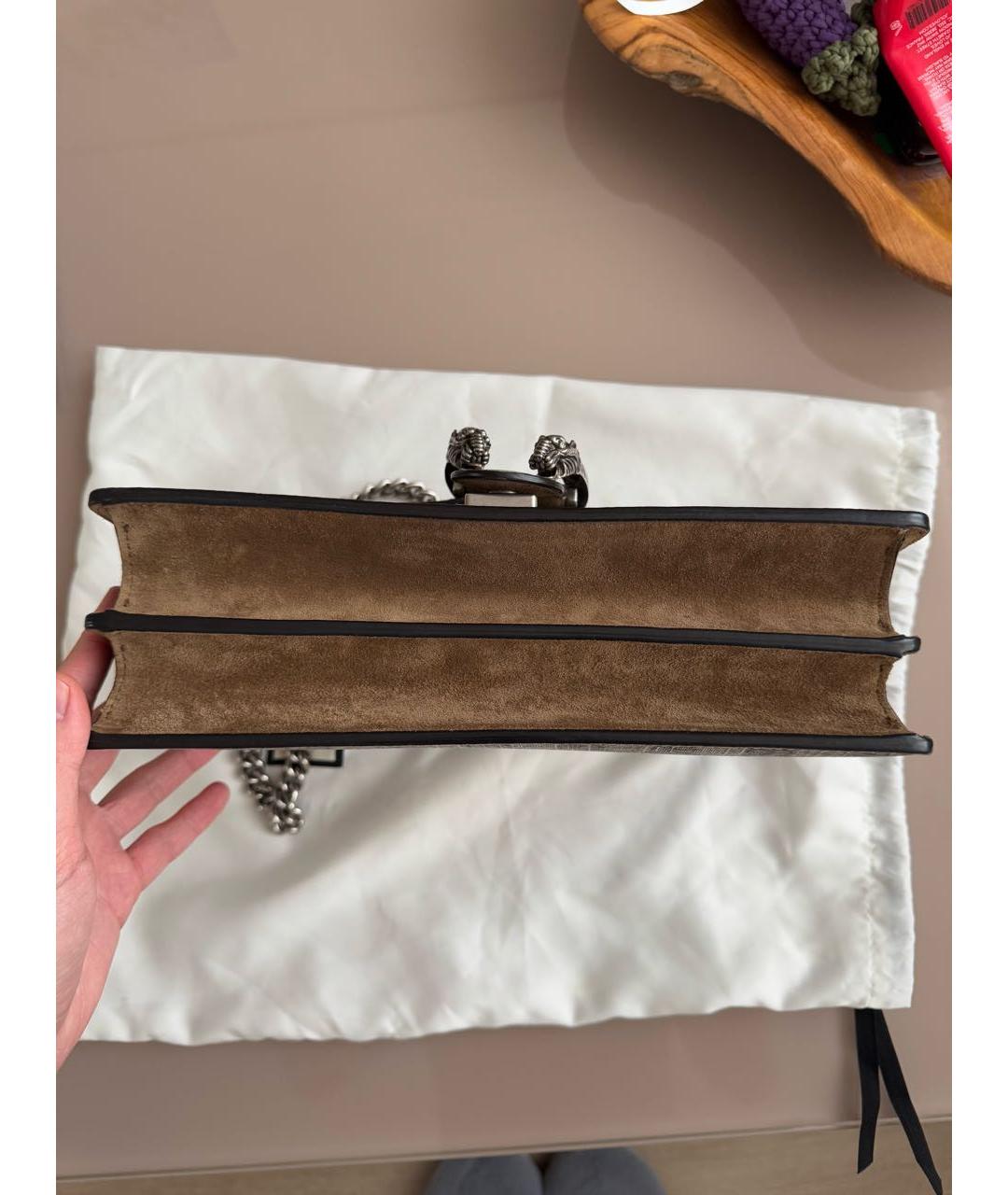 GUCCI Коричневая сумка через плечо, фото 6