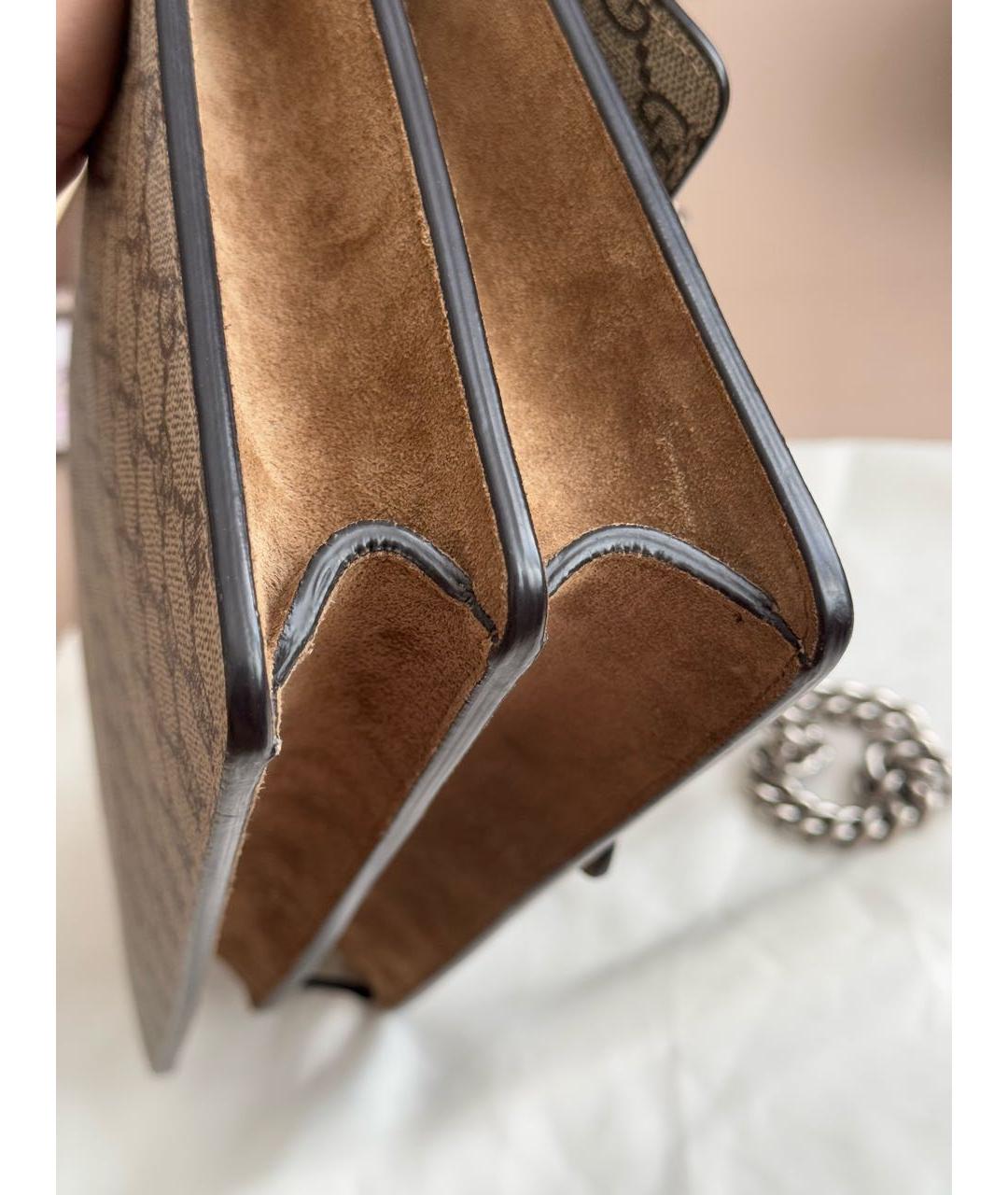 GUCCI Коричневая сумка через плечо, фото 8