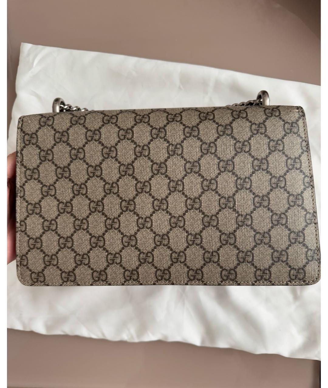 GUCCI Коричневая сумка через плечо, фото 3