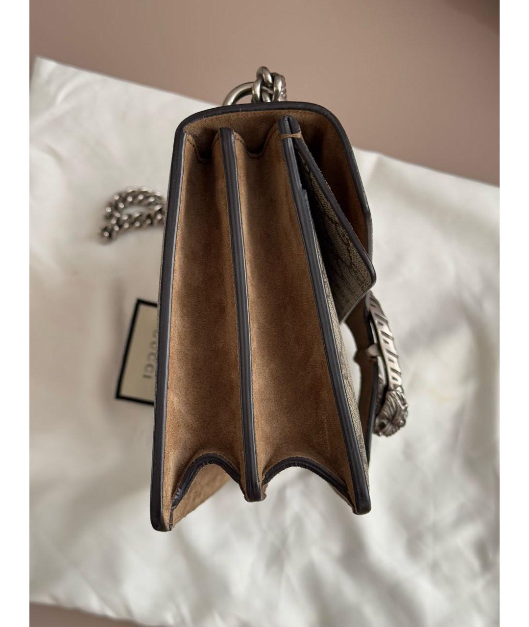 GUCCI Коричневая сумка через плечо, фото 4
