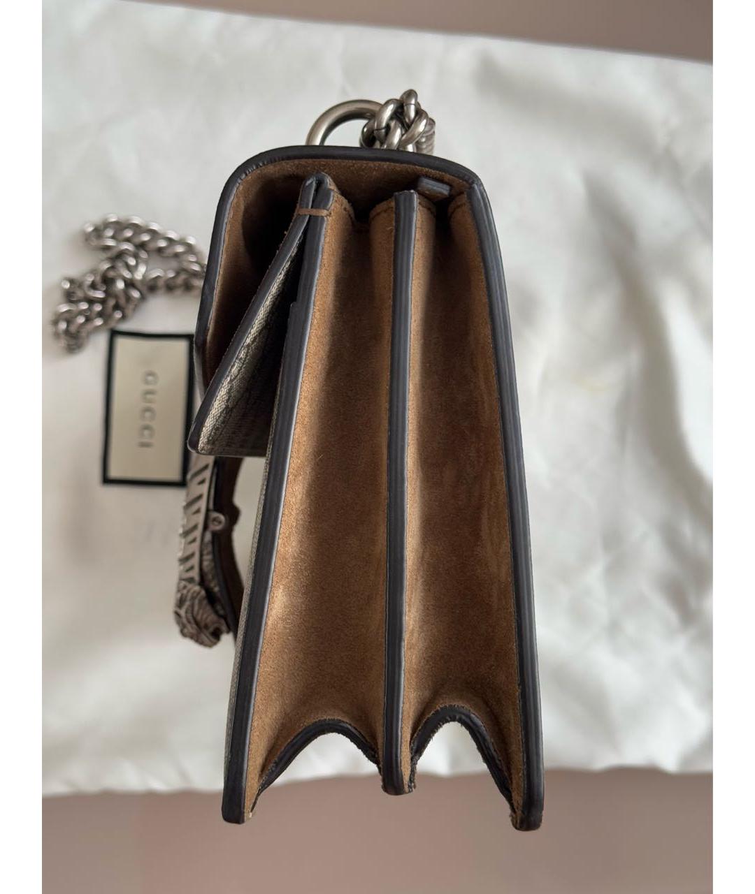 GUCCI Коричневая сумка через плечо, фото 5