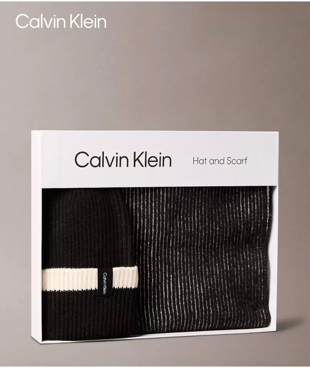 CALVIN KLEIN Черная синтетическая шапка, фото 2