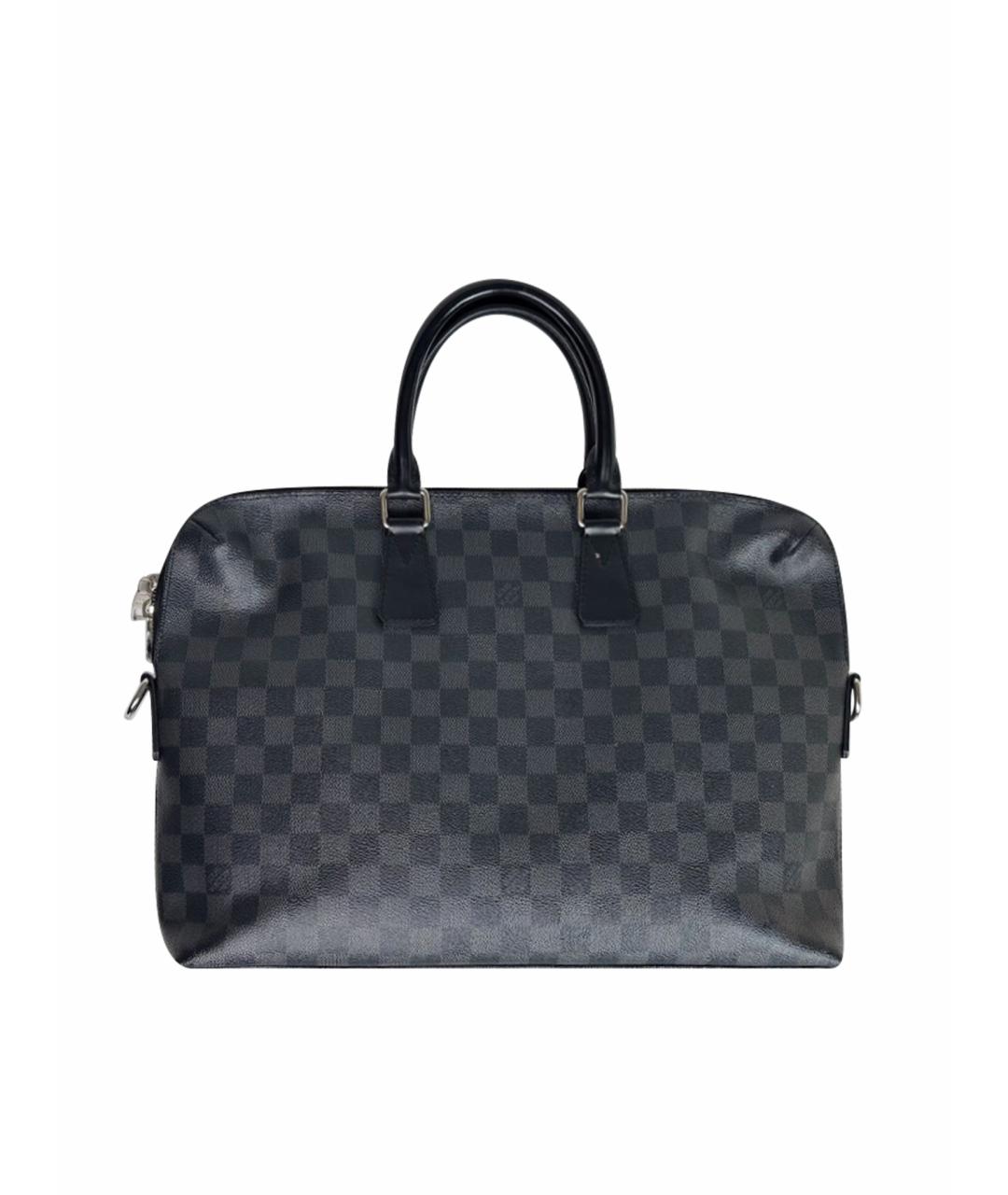 LOUIS VUITTON Черный портфель, фото 1