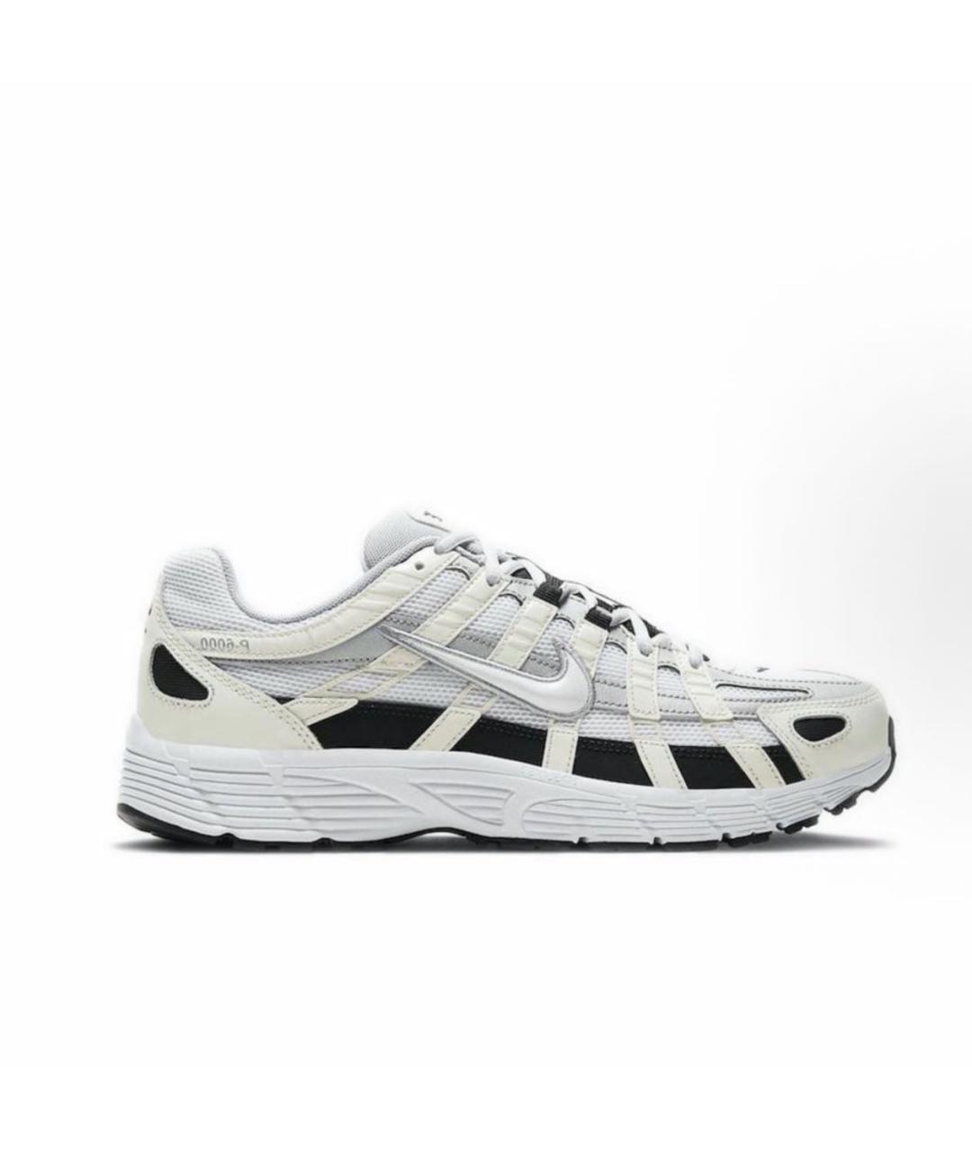 NIKE Белые текстильные низкие кроссовки / кеды, фото 9