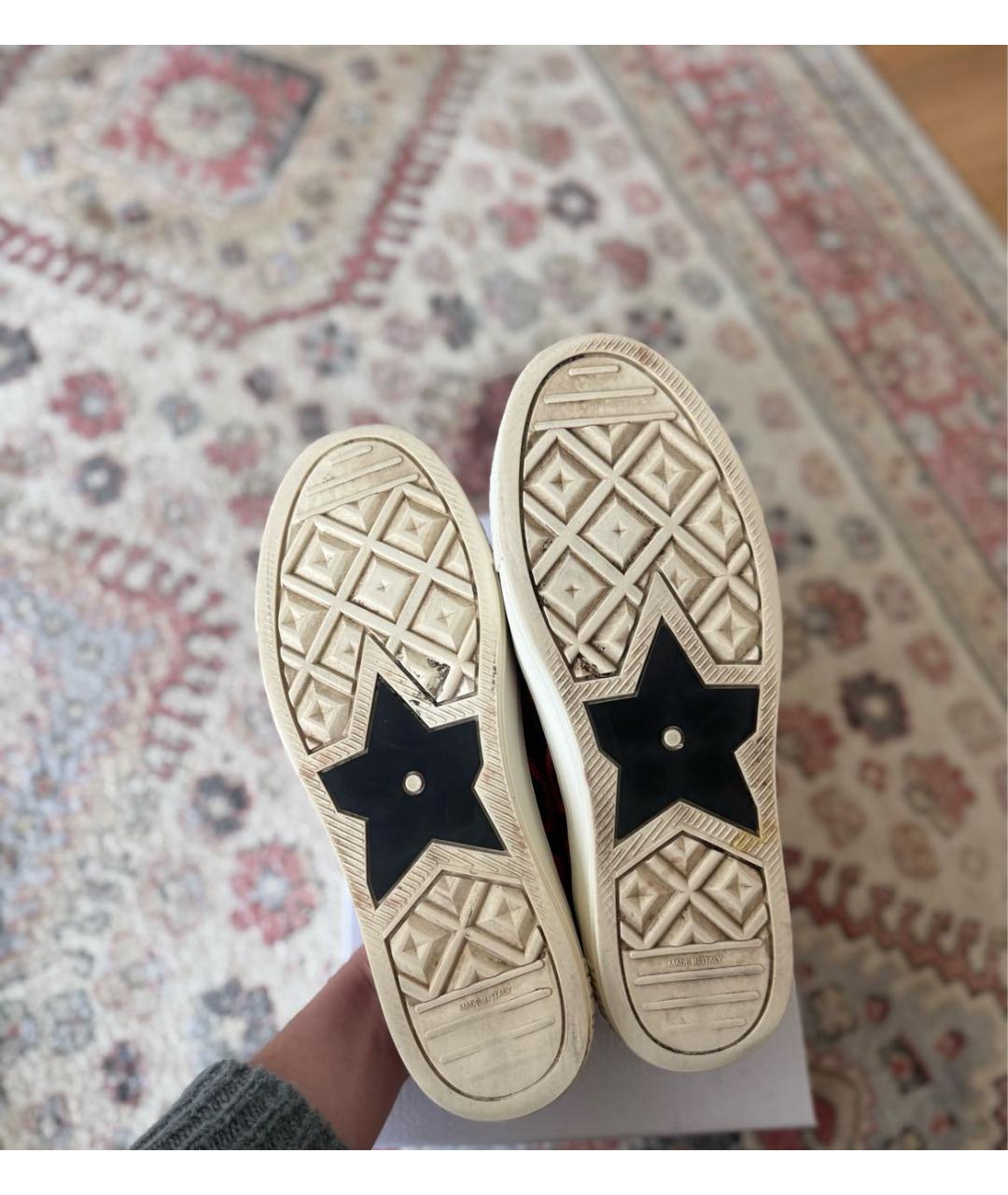 CHRISTIAN DIOR Мульти текстильные кеды, фото 5