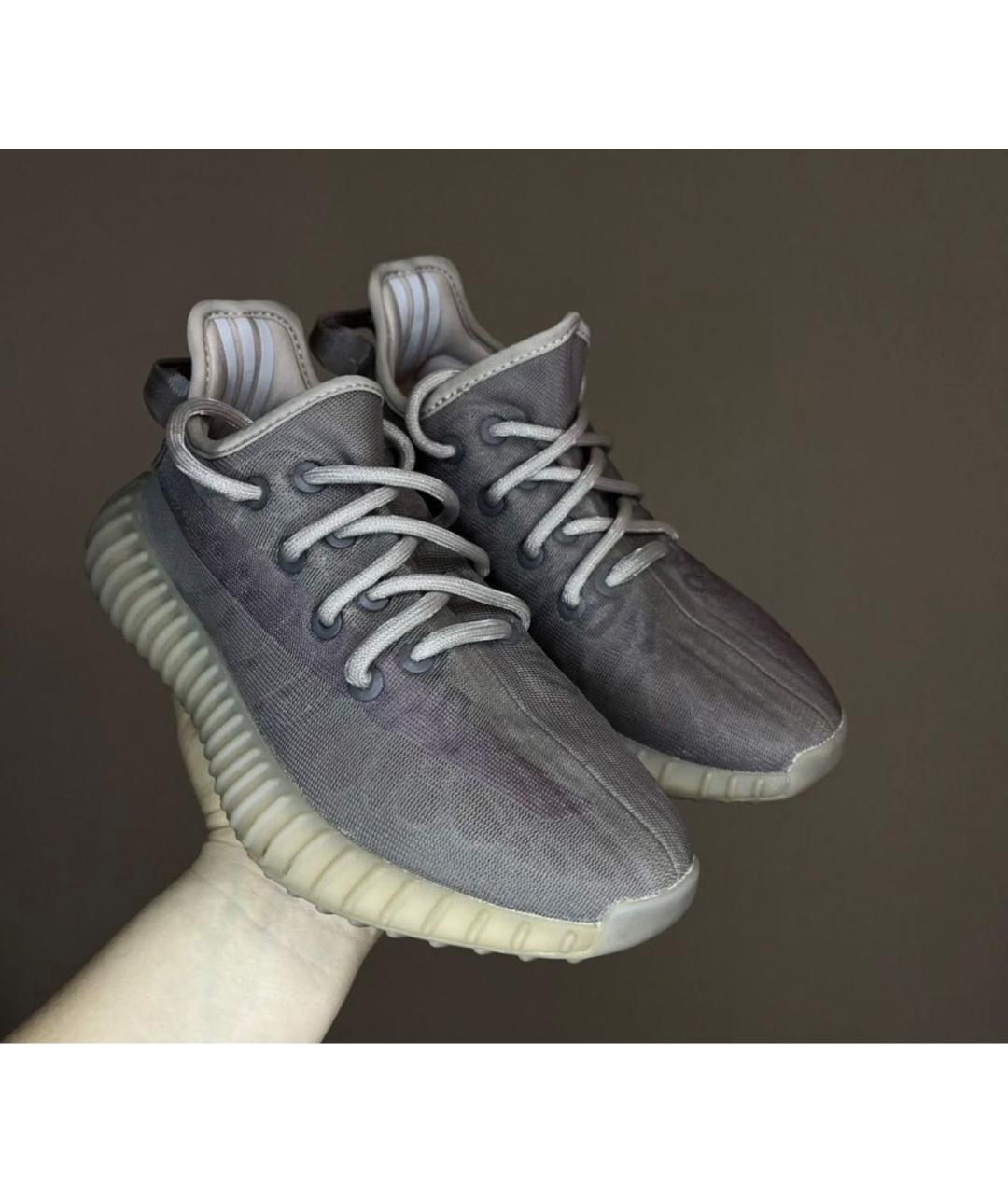 ADIDAS YEEZY Фиолетовые кроссовки, фото 2