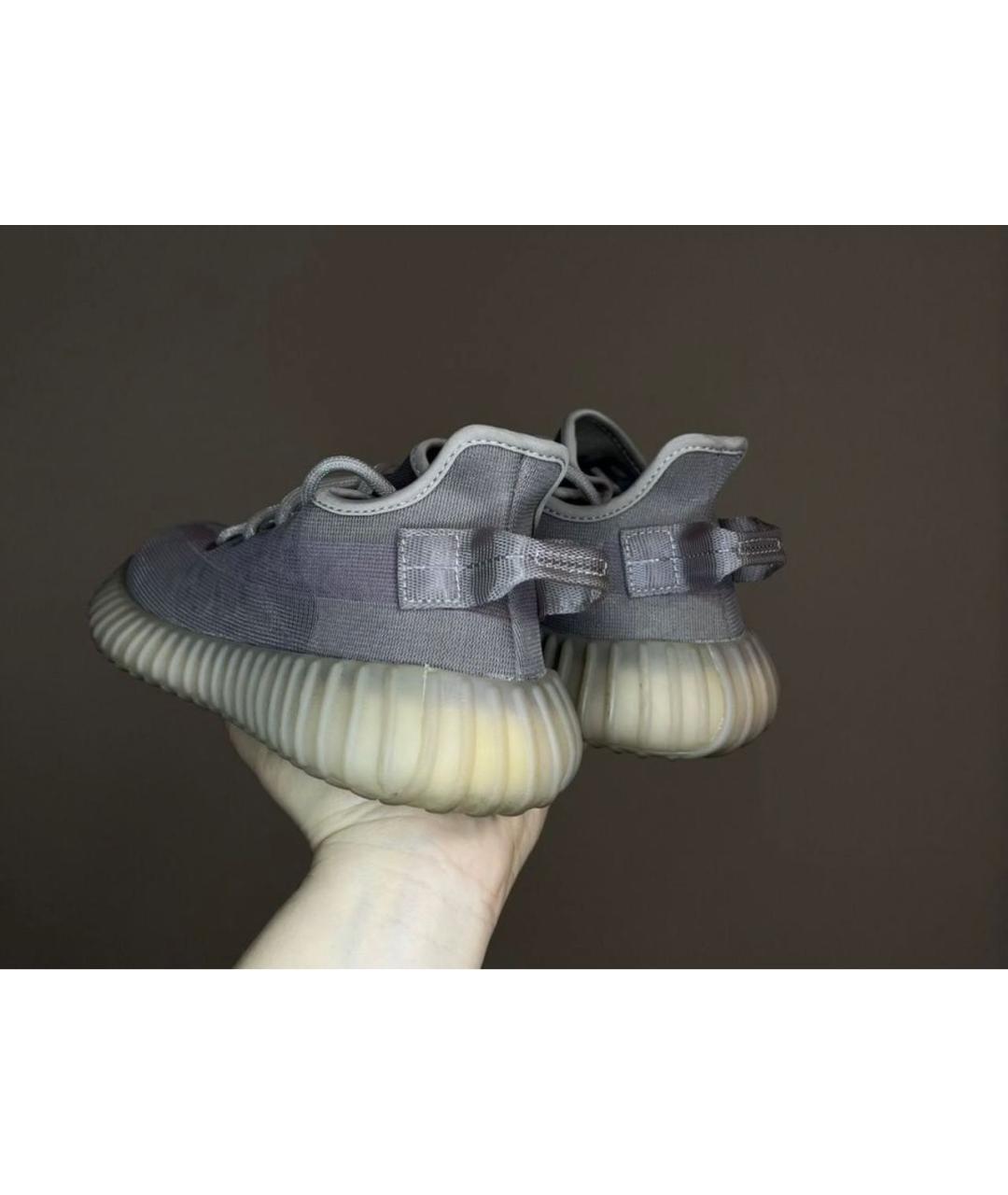 ADIDAS YEEZY Фиолетовые кроссовки, фото 5