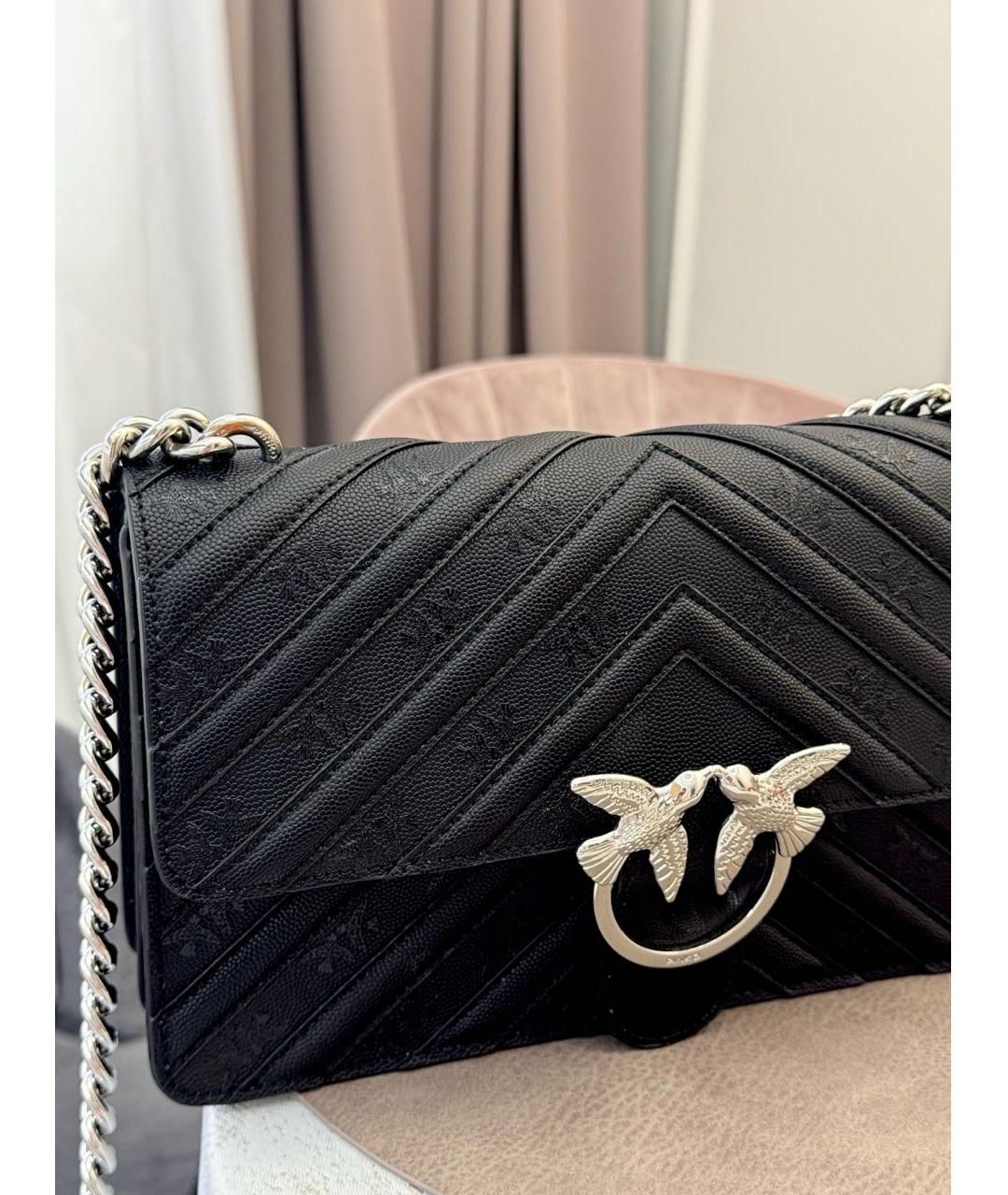 PINKO Черная сумка через плечо, фото 2