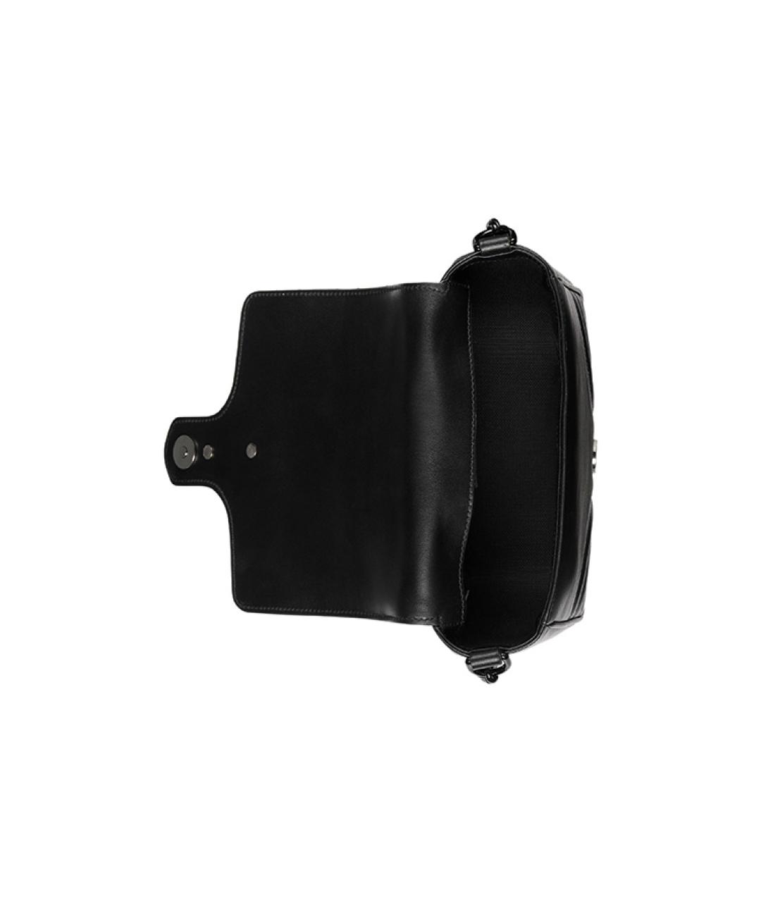 GUCCI Черная кожаная сумка через плечо, фото 9