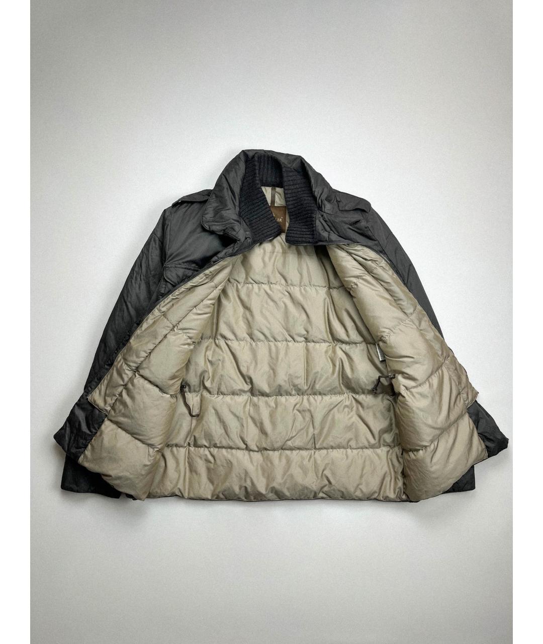 MONCLER Серый пуховик, фото 2