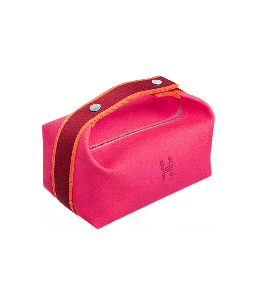 HERMES Розовая косметичка, фото 1