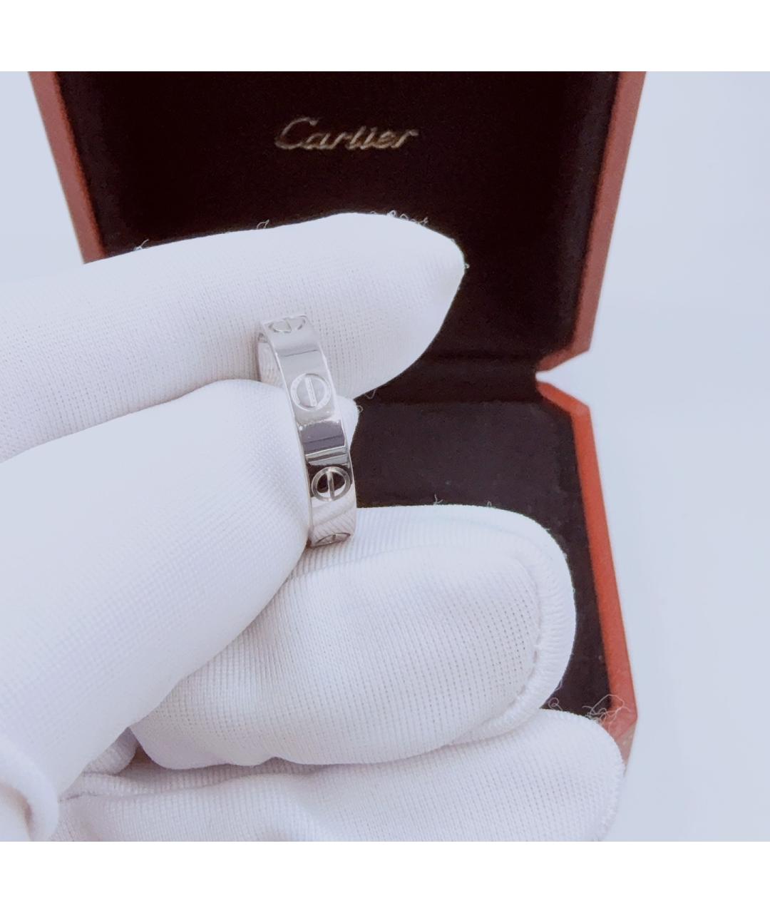 CARTIER Белое кольцо из белого золота, фото 4