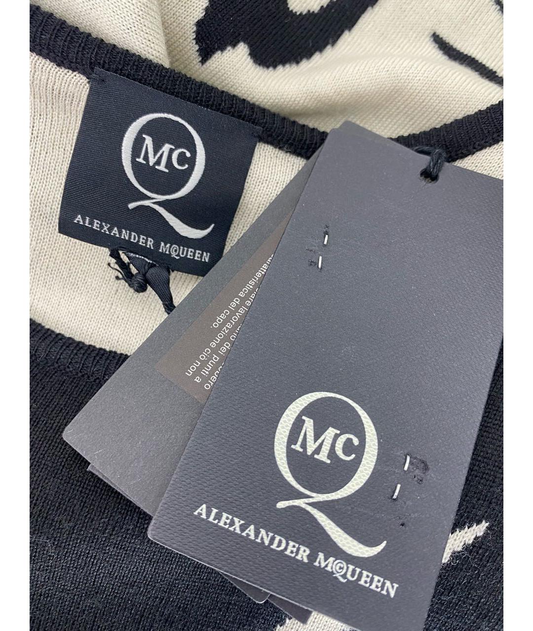 MCQ ALEXANDER MCQUEEN Черное шерстяное повседневное платье, фото 4