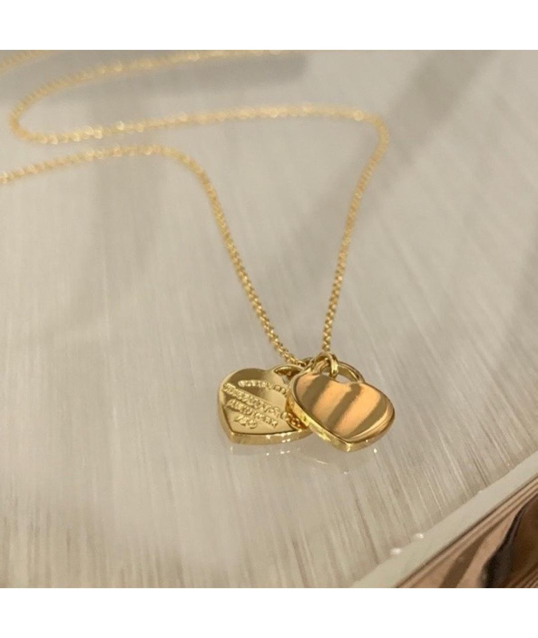 TIFFANY&CO Желтая подвеска из желтого золота, фото 3