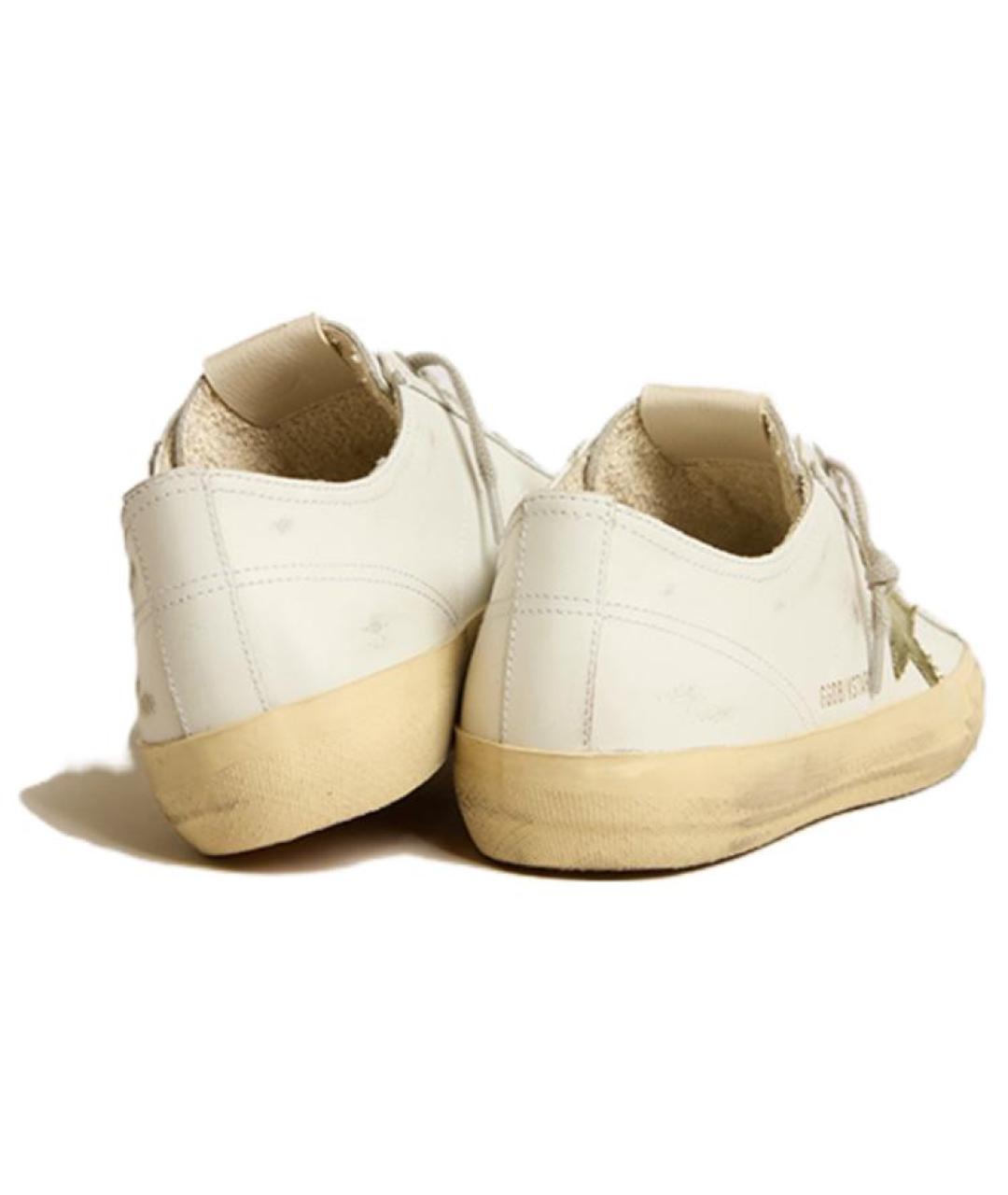 GOLDEN GOOSE DELUXE BRAND Белые низкие кроссовки / кеды, фото 4