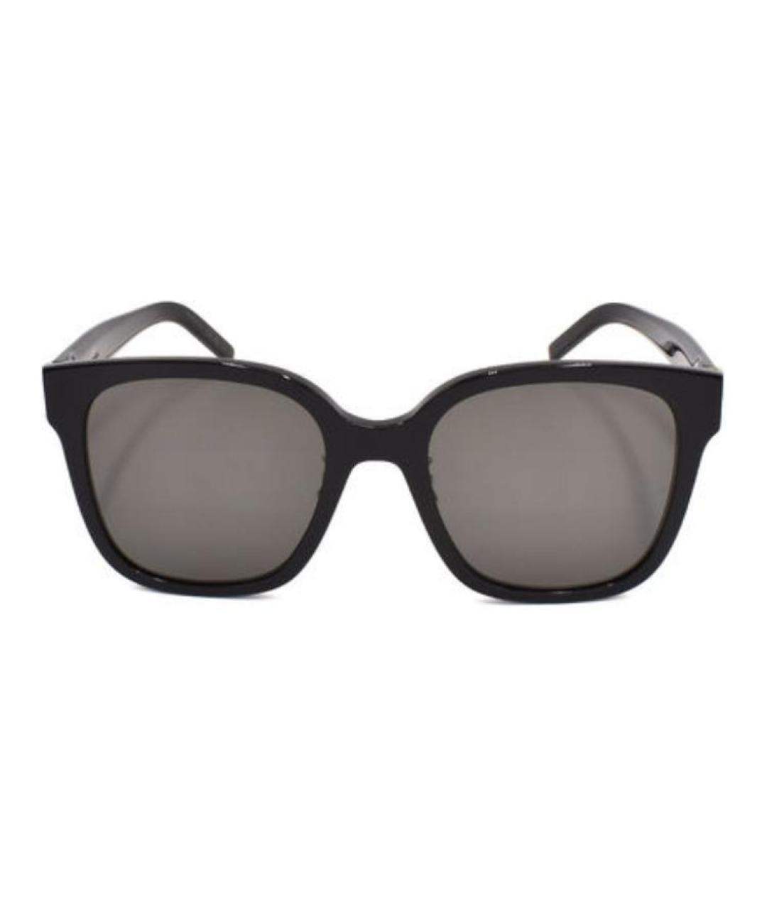 SAINT LAURENT Черные пластиковые солнцезащитные очки, фото 2