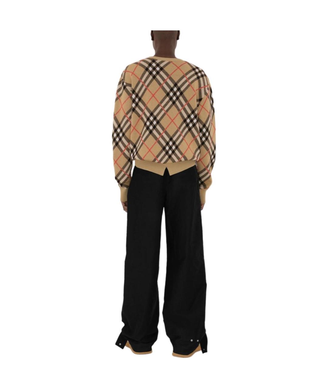 BURBERRY Бежевый джемпер / свитер, фото 4