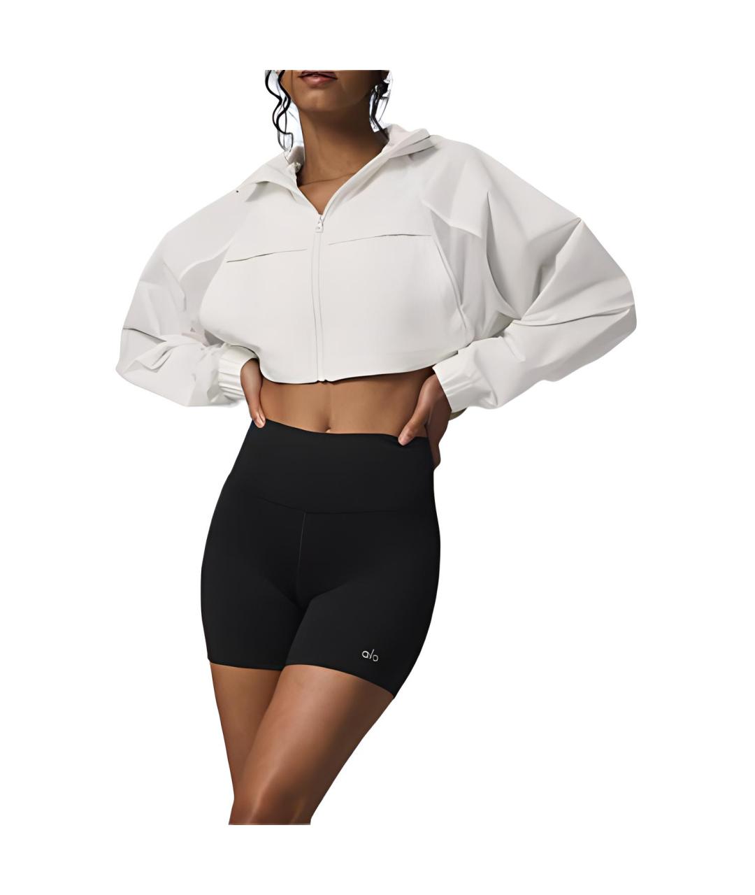 ALO YOGA Белая куртка, фото 3