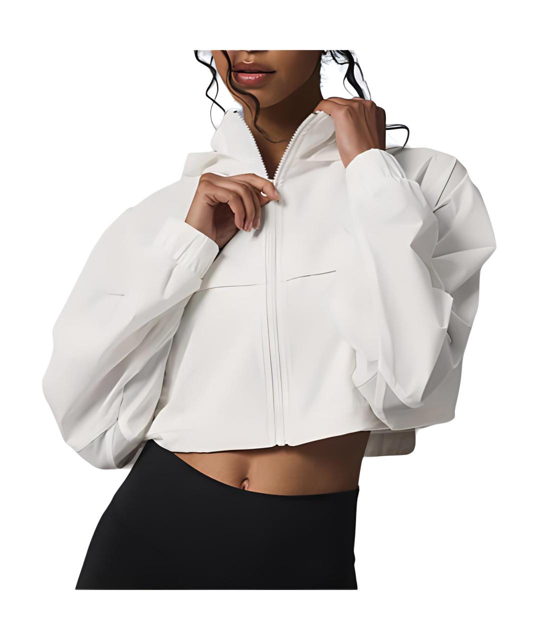 ALO YOGA Белая куртка, фото 4