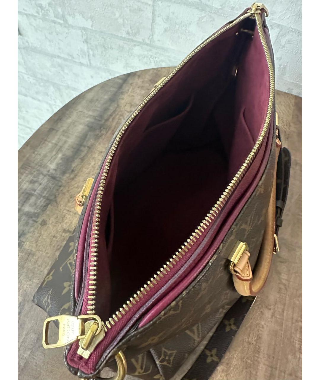 LOUIS VUITTON Коричневая сумка с короткими ручками, фото 4