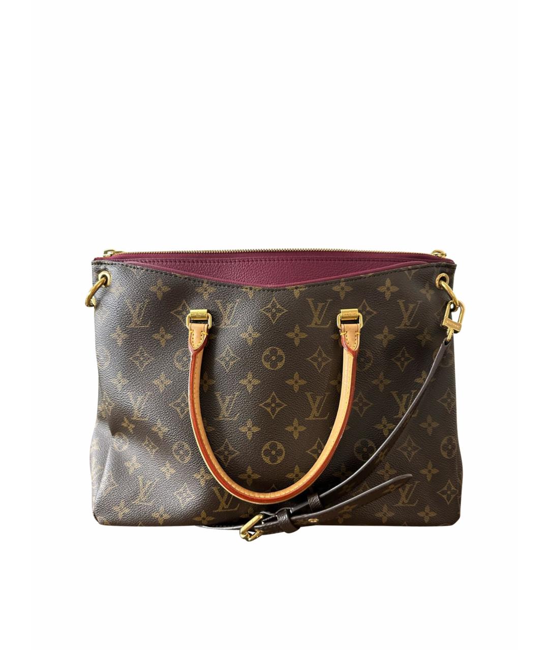 LOUIS VUITTON Коричневая сумка с короткими ручками, фото 1