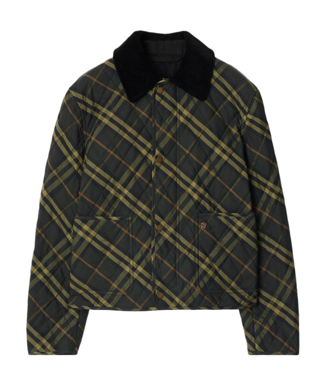 BURBERRY Зеленая куртка, фото 1
