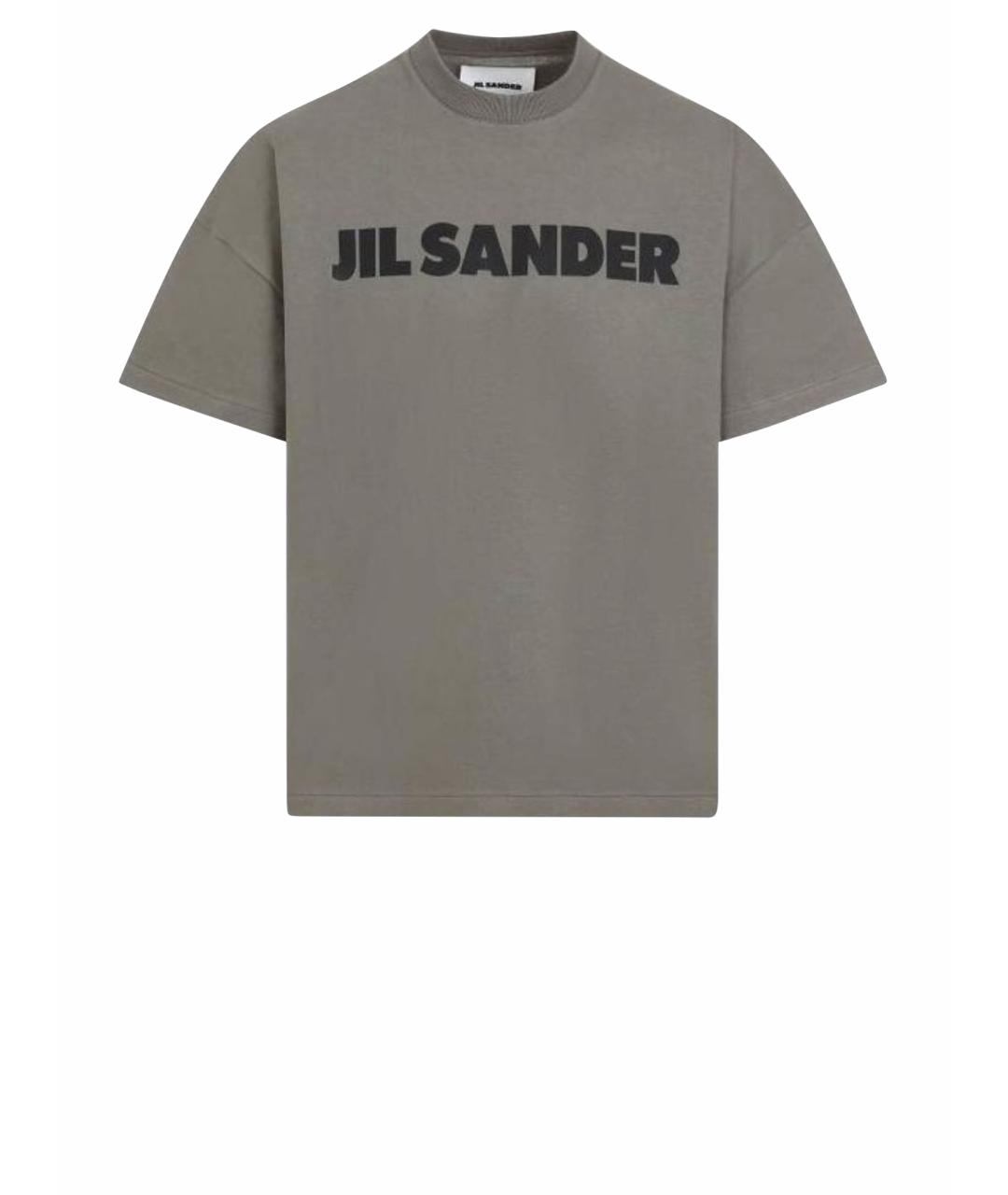 JIL SANDER Серая футболка, фото 1