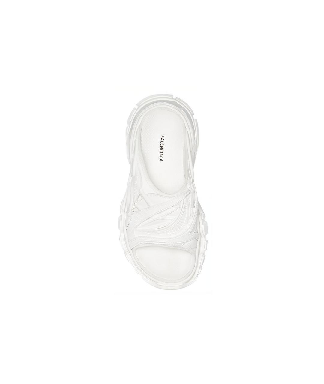 BALENCIAGA Белые сандалии, фото 5