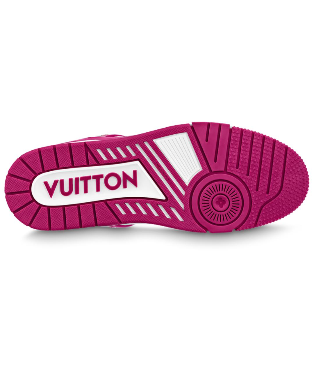 LOUIS VUITTON Фуксия кроссовки, фото 4