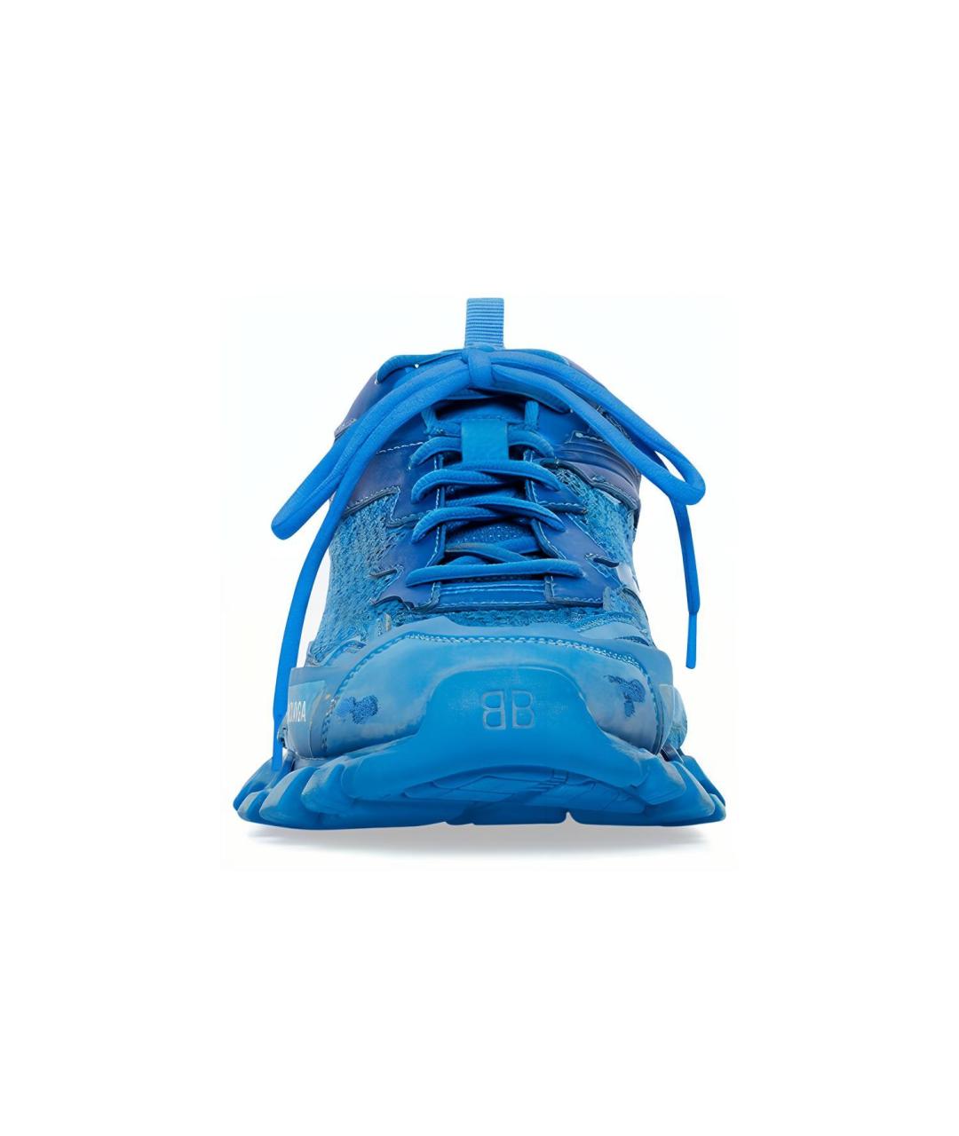 BALENCIAGA Синие низкие кроссовки / кеды, фото 3