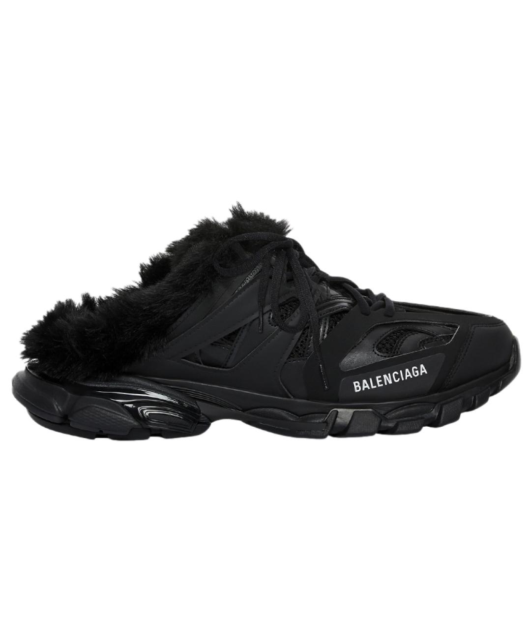 BALENCIAGA Черные низкие кроссовки / кеды, фото 1