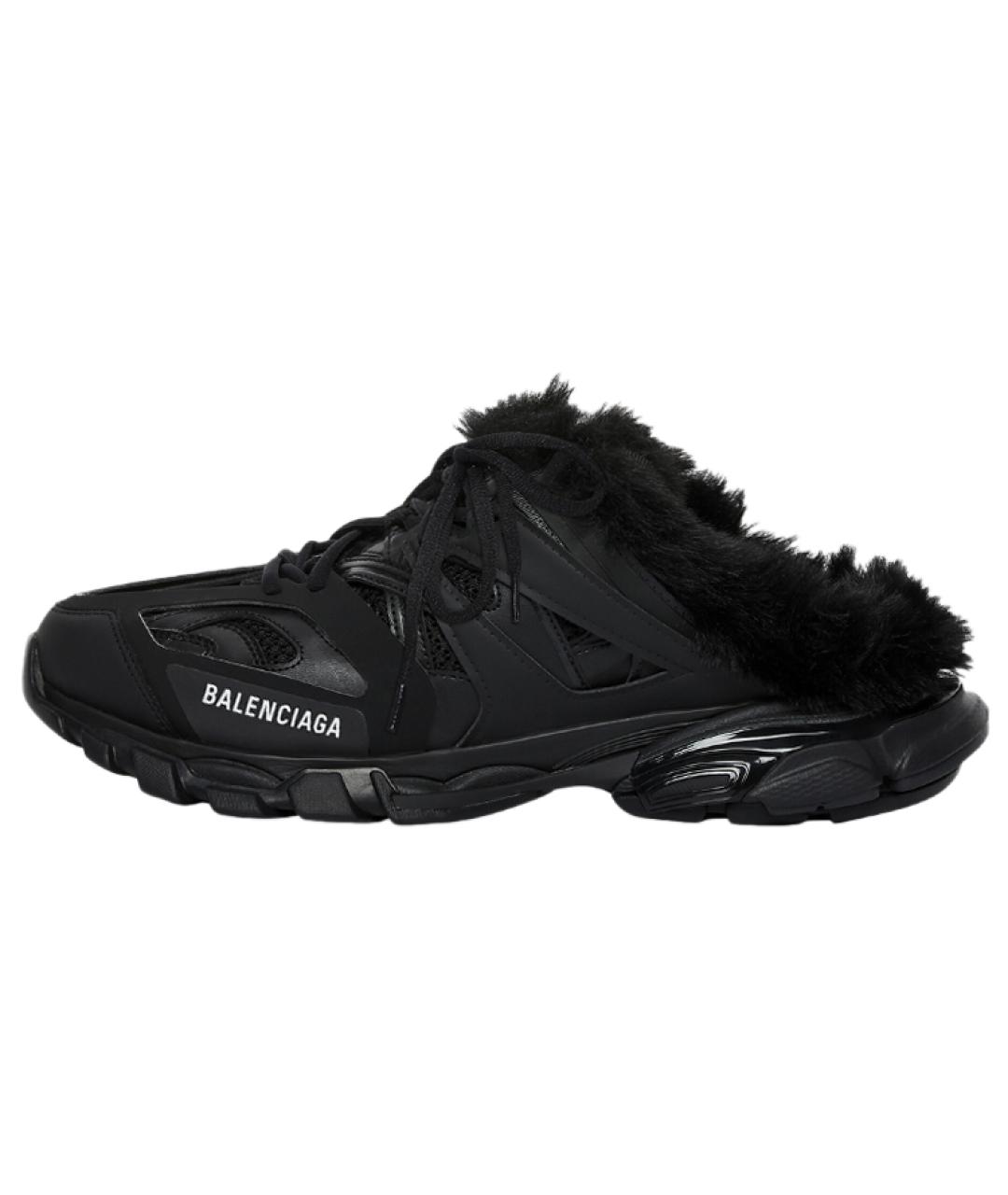 BALENCIAGA Черные низкие кроссовки / кеды, фото 2