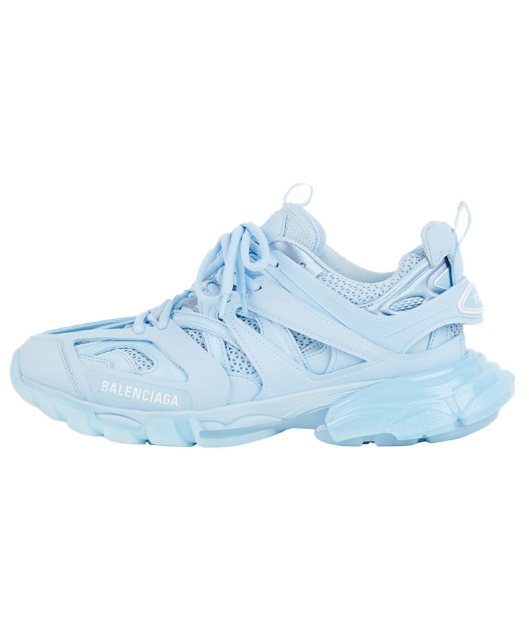 BALENCIAGA Голубые кроссовки, фото 2