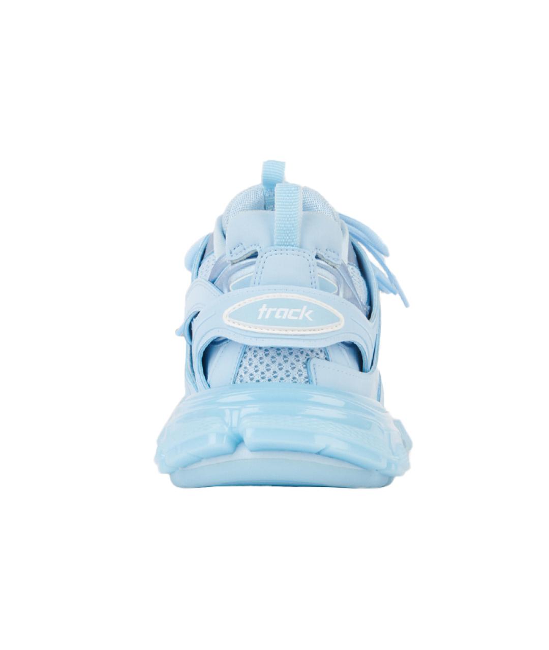BALENCIAGA Голубые кроссовки, фото 5
