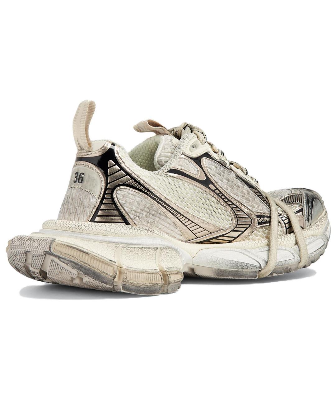 BALENCIAGA Бежевые кроссовки, фото 4