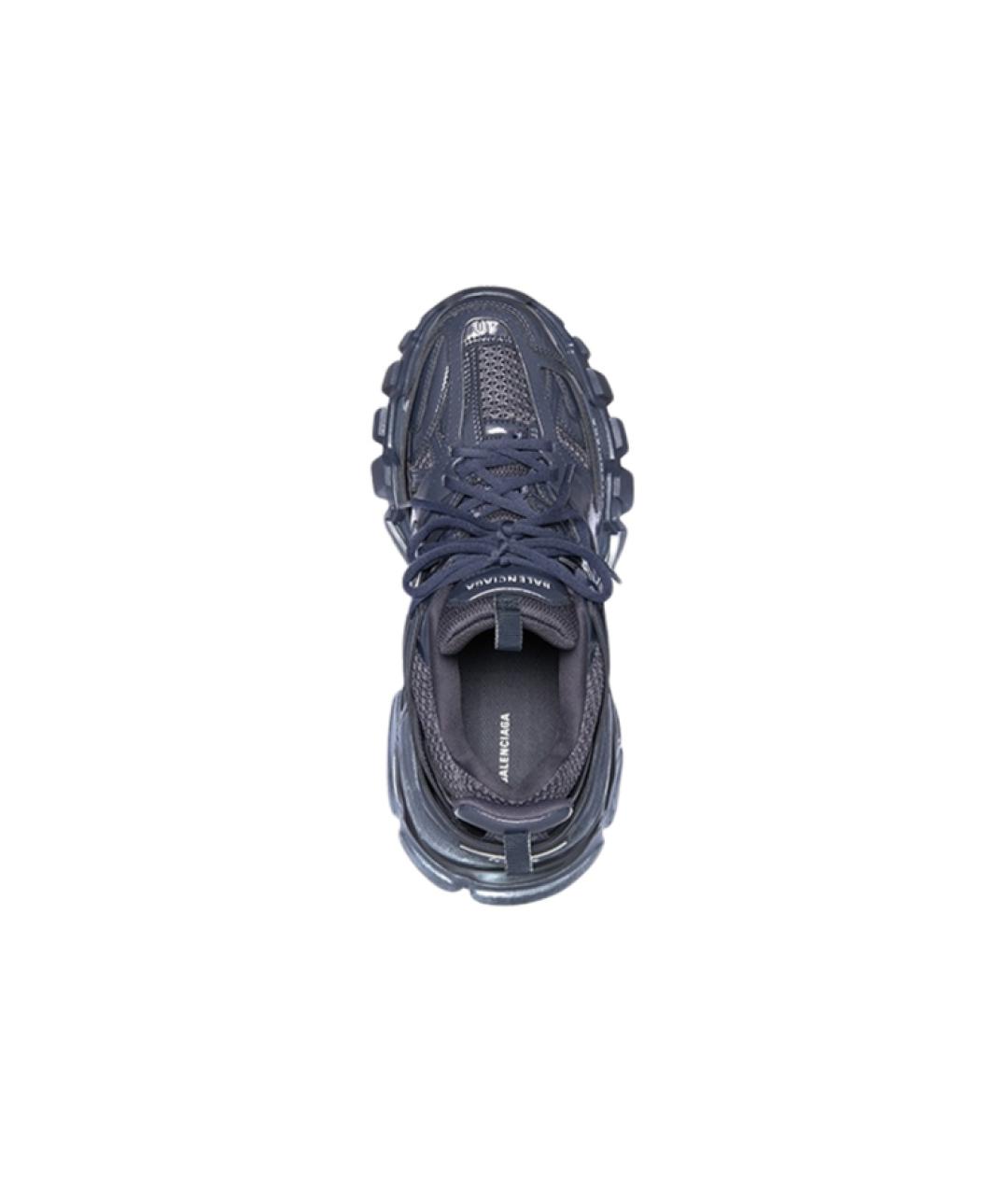 BALENCIAGA Темно-синие низкие кроссовки / кеды, фото 4