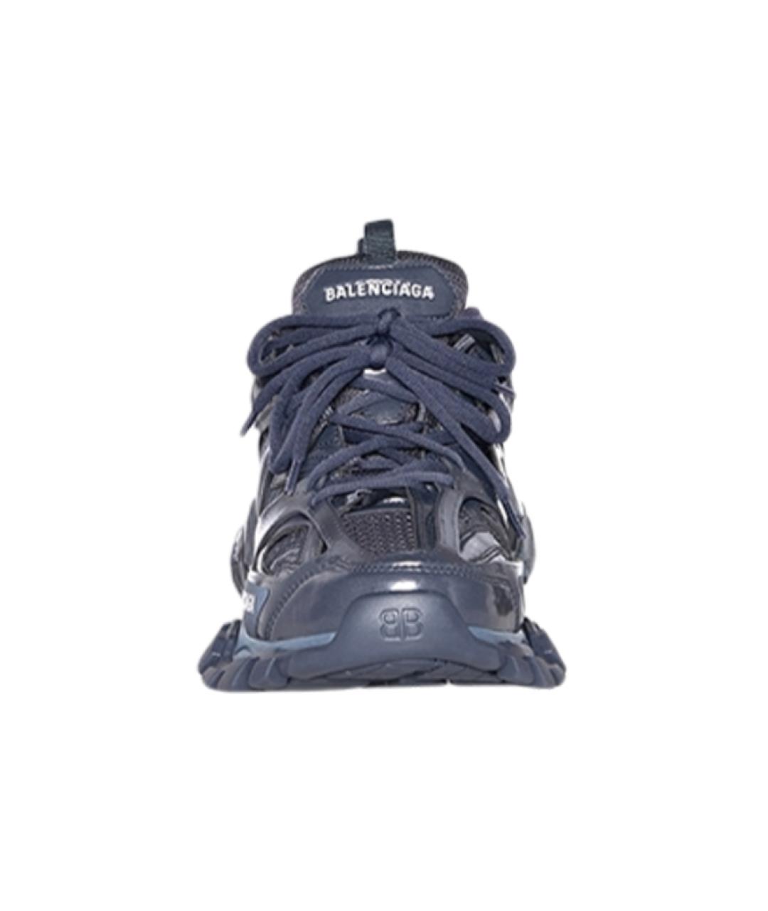 BALENCIAGA Темно-синие низкие кроссовки / кеды, фото 3