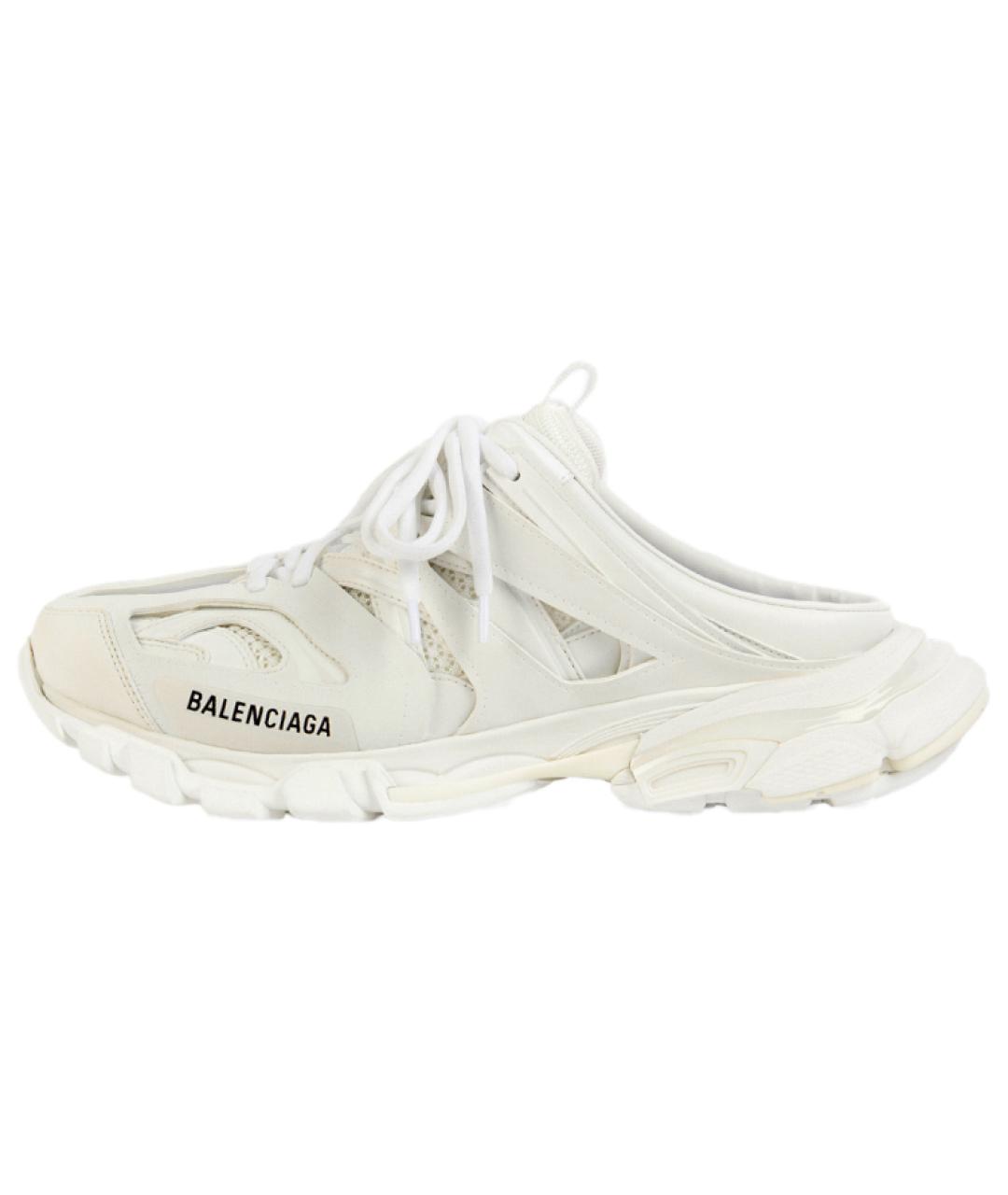 BALENCIAGA Белые низкие кроссовки / кеды, фото 2