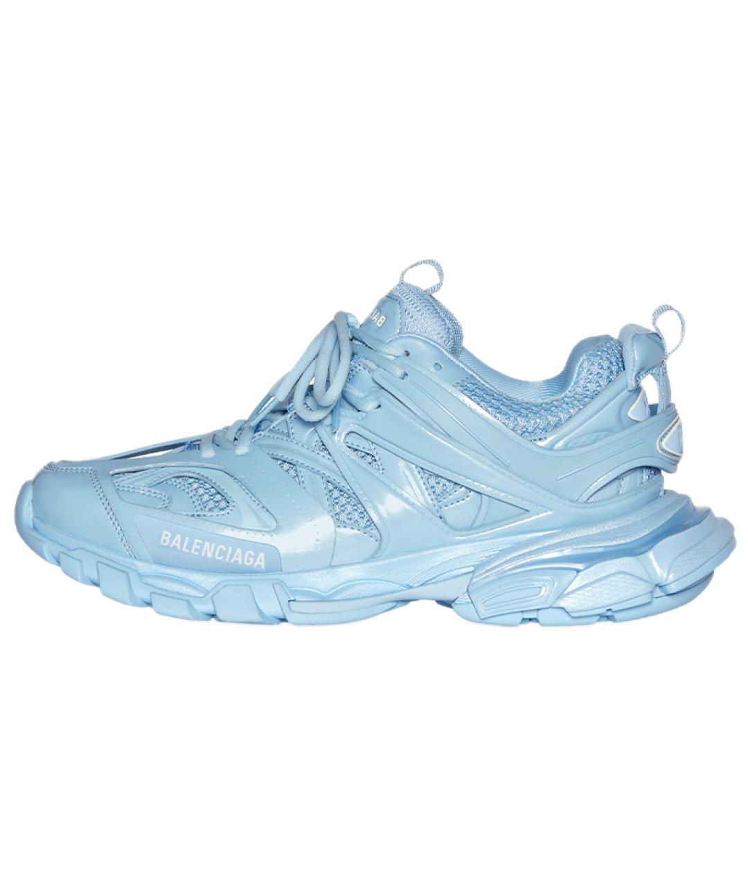 BALENCIAGA Голубые кроссовки, фото 2